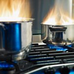 Stove fires are among home fire hazards causing fire and smoke damages | Water and fire damage restoration services by McMahon Services and Construction of Chicago, Arlington Heights, Berwyn, Des Plaines, Evanston, Grayslake, Mundelein, Libertyville, and Skokie, IL