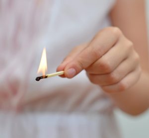 Young children should never play with lighters, matches, fireworks, or sparklers | Fire and smoke damage restoration Services by McMahon Services and Construction of Chicago, Arlington Heights, Berwyn, Des Plaines, Evanston, Grayslake, Mundelein, Libertyville, and Skokie, IL
